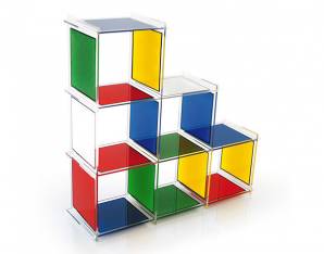 Стеллаж Acrila JCDC, JCDC shelves Bad haus 6 cubes
