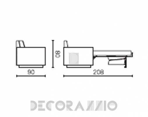 Диван Bk Italia 102604 - 102604