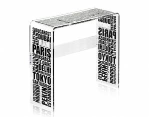 Консольный стол Acrila city console table, city console table