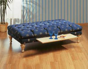 Пуф Vimercati 227 TAVOLINO POUF RETTANGOLARE, 227 TAVOLINO POUF RETTANGOLARE