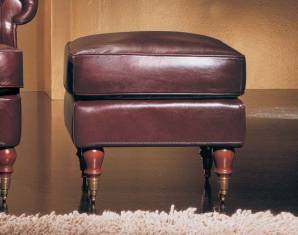 Пуф Cava BERGY POUF 50 x 50 piede a vista senza ruote, BERGY POUF 50 x 50 piede a vista senza ruote