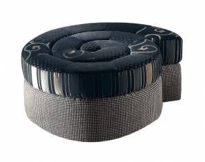 Пуф Smiam Chiocciola salotto Pouff Ø cm. 85xH44, Chiocciola salotto Pouff Ø cm. 85xH44