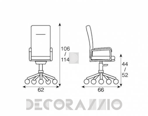 Кресло офисное Fasem Norman D - Norman D