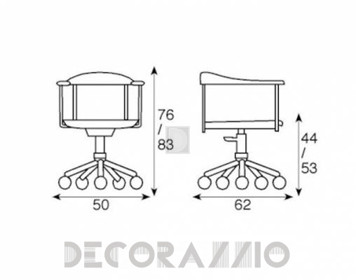 Кресло офисное Fasem P 40R - P 40R
