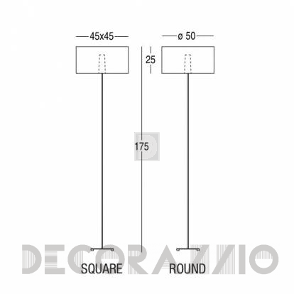 Светильник напольный (Торшер) Penta Wood - 0132-10-BK
