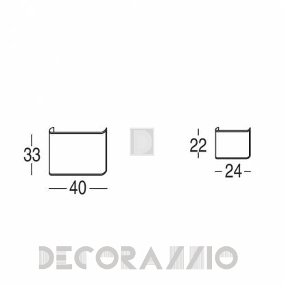 Светильник настенный накладной (Бра) Penta Vanity - 9540-30-85