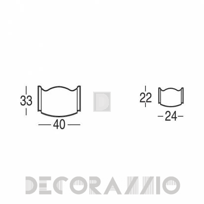 Светильник настенный накладной (Бра) Penta Vanity - 9540-30-90