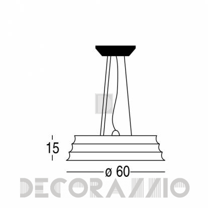 Светильник потолочный подвесной Penta C’hi - 9907-24-WH