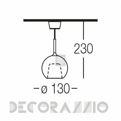 Светильник потолочный подвесной Penta Glo mini - 0811-20