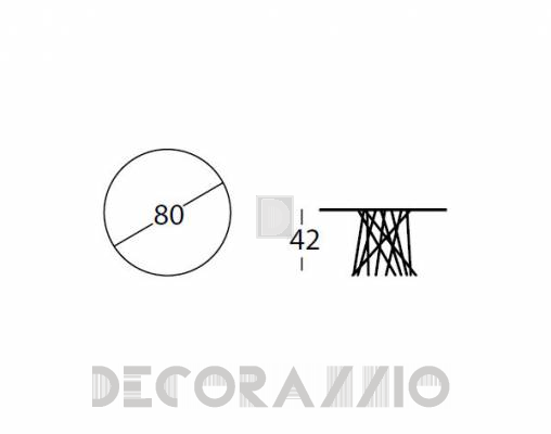 Кофейный, журнальный столик Arflex 11426 black - 11426 black