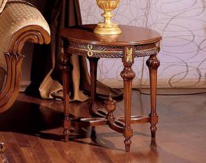 Кофейный, журнальный столик Sanvito Fratelli 3285 TAVOLINO ROTONDO, 3285 TAVOLINO ROTONDO