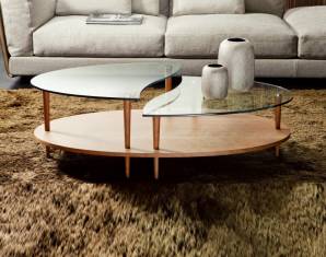 Кофейный, журнальный столик Pacini&Cappellini 5506 VICEVERSA, 5506 VICEVERSA