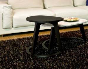 Приставной столик Contempo VIRGOLA TALL TABLE WOOD ON WOOD, VIRGOLA TALL TABLE WOOD ON WOOD