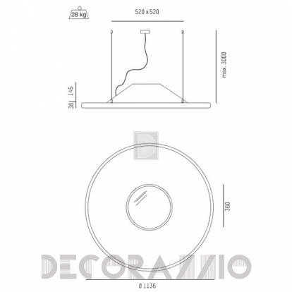 Светильник потолочный подвесной Molto Luce LAYER - 551-2005