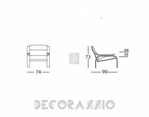 Кресло Arflex 10065 brown - 10065 brown