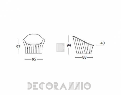 Кресло Arflex 11929 white - 11929 white