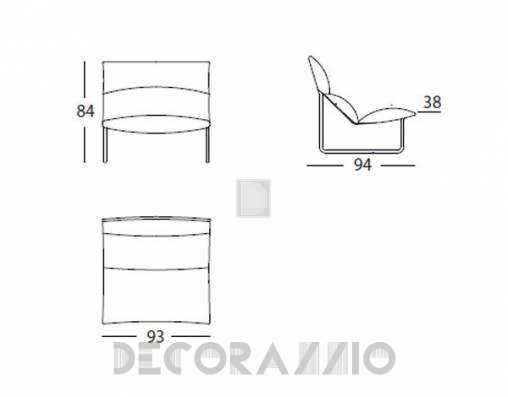 Кресло Arflex 12021 grigio - 12021 grigio