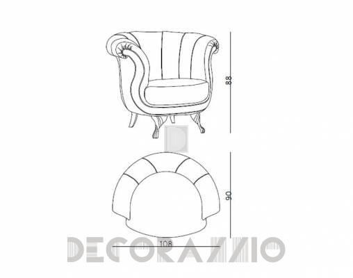 Кресло Carpanese 2057 2 - 2057 2
