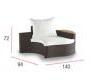 Кресло Contral 553 SX COF coffee - 553 SX COF coffee