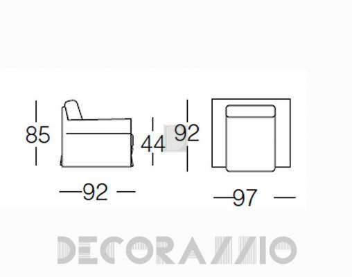 Кресло Bosal MILORD Armchair 97 - MILORD Armchair 97