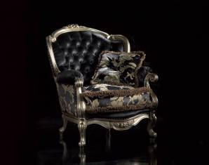Кресло SAT Export REGINA Foglia argento Armchair, REGINA Foglia argento Armchair