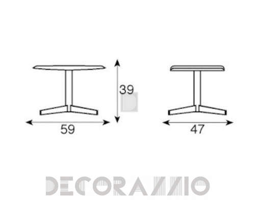 Табурет Fasem Tender Pouf Base croce - Tender Pouf Base croce