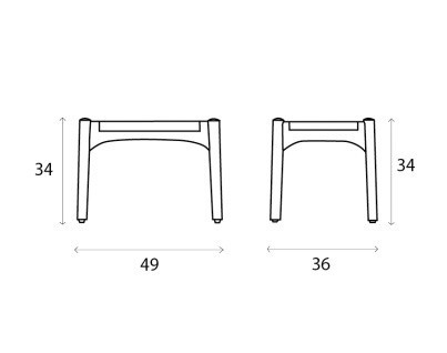 Пуф Fasem Wood Footrest - Wood Footrest