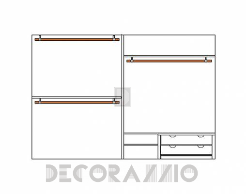Шкаф гардеробный Arte Antiqua 2806 4A - 2806 4A