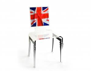 Стул Acrila Graph chair UK flag, Graph chair UK flag