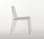 Стул Casprini PENELOPE Strip White - PENELOPE Strip White