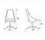Стул Fasem Tender - Tender Tall Base croce