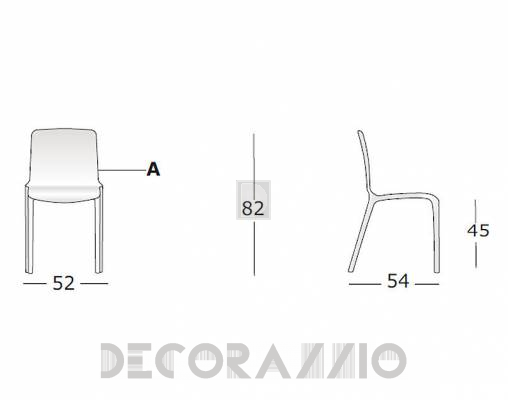 Стул Casprini TIFFANY chair Black - TIFFANY chair Black