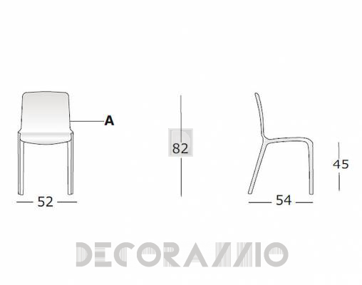 Стул Casprini TIFFANY chair White - TIFFANY chair White