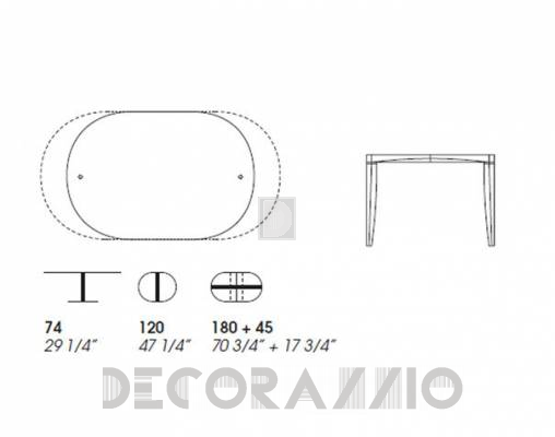 Обеденный стол Potocco 818 TO - 818 TO
