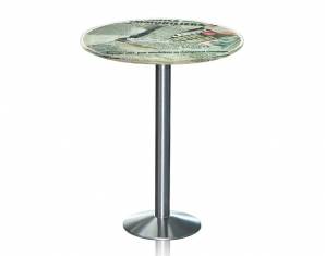 Приставной столик Acrila Bar table Old Newspapers, Bar table Old Newspapers