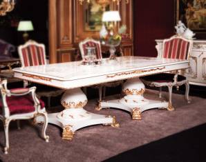 Обеденный стол Cantaluppi Ermitage white Tavolo, Ermitage white Tavolo
