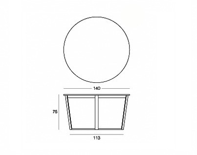 Обеденный стол Fasem Sign Table TO - Sign Table TO