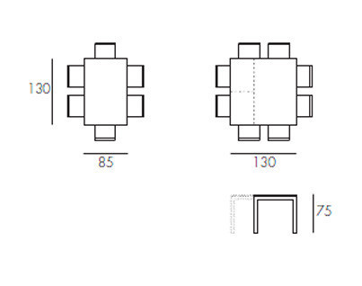 Обеденный стол Target Point TA154 Lilla Lilac 2035 - TA154 Lilla Lilac 2035