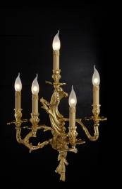 Светильник  настенный накладной Arredoluce Light, gold and crystal, 12.483-5