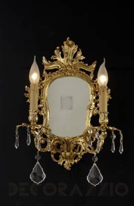 Светильник настенный накладной Arredoluce Light, gold and crystal - 12.299-C2