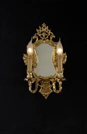 Светильник  настенный накладной Arredoluce Light, gold and crystal, 12.249-2