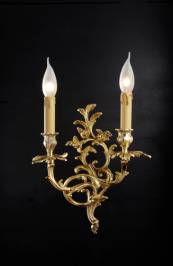 Светильник  настенный накладной Arredoluce Light, gold and crystal, 12.227-2