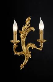 Светильник  настенный накладной Arredoluce Light, gold and crystal, 12.633-2