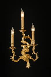 Светильник  настенный накладной Arredoluce Light, gold and crystal, 12.485-3