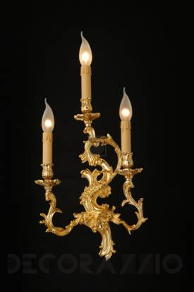 Светильник настенный накладной Arredoluce Light, gold and crystal - 12.485-3