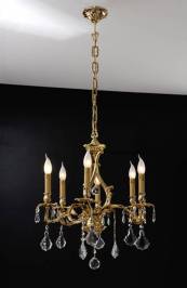 Светильник  потолочный подвесной Arredoluce Light, gold and crystal, 12.600C-6