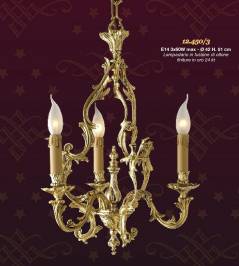 Светильник  потолочный подвесной Arredoluce Light, gold and crystal, 12.450-3