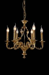 Светильник  потолочный подвесной Arredoluce Light, gold and crystal, 12.455-6