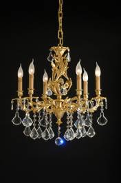 Светильник  потолочный подвесной Arredoluce Light, gold and crystal, 12.610C-6