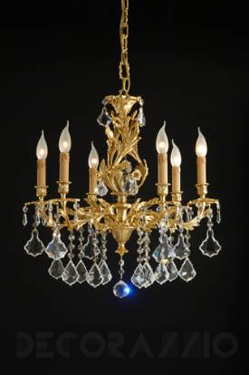 Светильник потолочный подвесной Arredoluce Light, gold and crystal - 12.610C-6